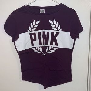 Victoria’s Secret maroon T-shirt